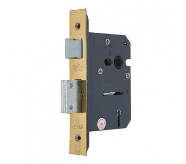 Frelan 3 Lever Mortice Sashlocks - Polished Brass