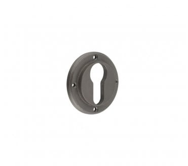 Frelan Burlington BUR61 Euro Profile Keyhole Escutcheon - Dark Bronze