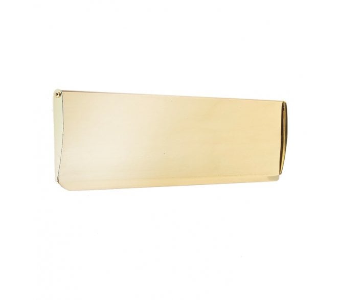 Frelan Curved Letter Plate Tidy 356x125mm - Polished Brass