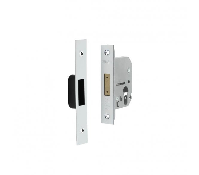 Frelan Euro Profile Mortice Deadlocks - Polished Chrome