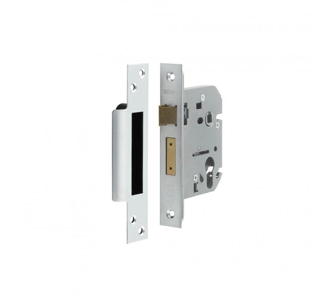 Frelan Euro Profile Mortice Sashlocks - Satin Chrome