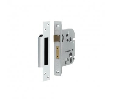 Frelan Euro Profile Mortice Sashlocks - Satin Chrome