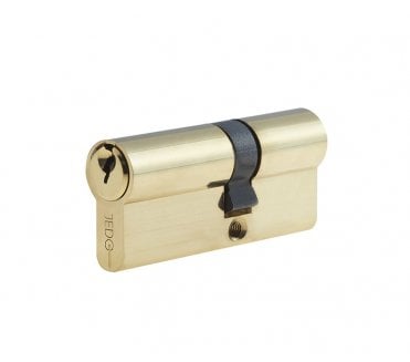 Frelan Euro Profile Offset Double Cylinders - Polished Brass