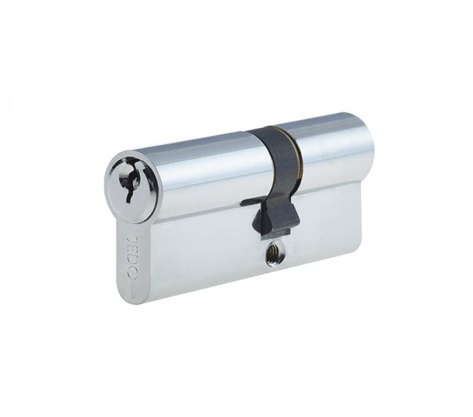 Frelan Euro Profile Offset Double Cylinders - Polished Chrome