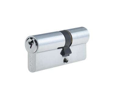 Frelan Euro Profile Offset Double Cylinders - Polished Chrome
