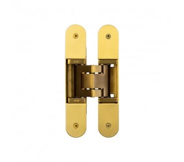 Frelan Ghost Concealed Hinge - Satin Brass
