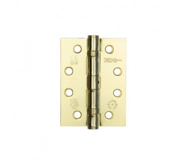 Frelan Hardware J8500 102x76mm Ball Bearing Butt Hinges (Pair) - Brassed