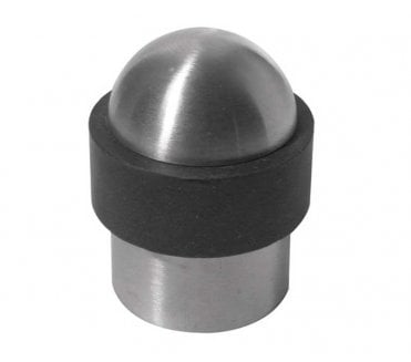 Frelan Hardware JSS09 Domed Floor Doorstop - Satin Stainless Steel