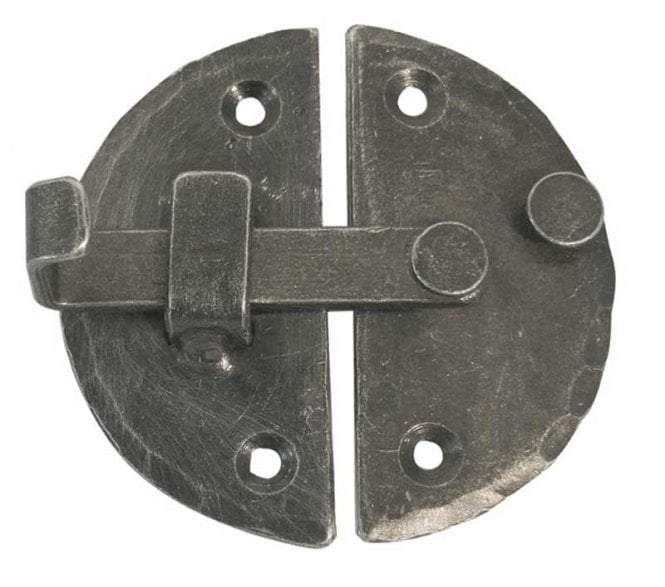 Frelan HF50 Swing-Over Cabinet Latch - Pewter