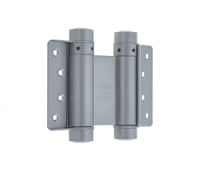 Frelan HG3005 Double Action Spring Hinges (Pair) - 102mm - Silver