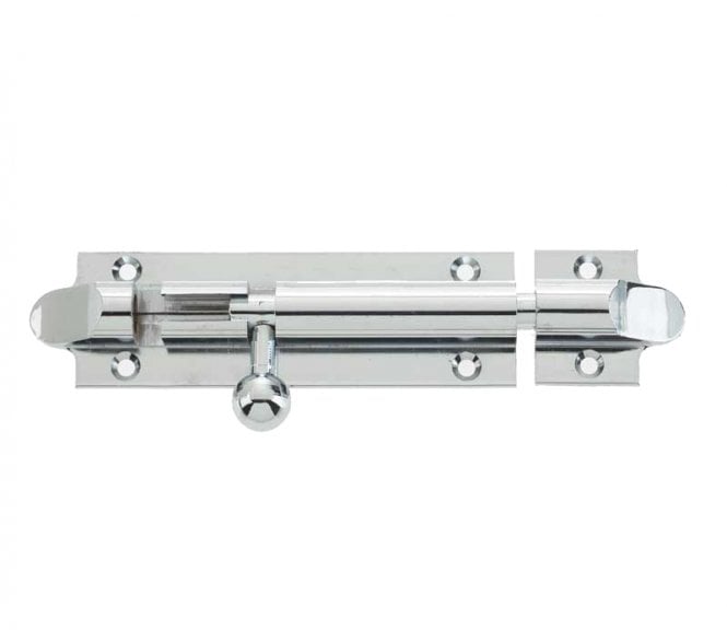 Frelan J1101 Bell Premium Barrel Bolts - Straight - Polished Chrome
