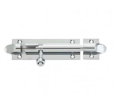 Frelan J1101 Bell Premium Barrel Bolts - Straight - Polished Chrome