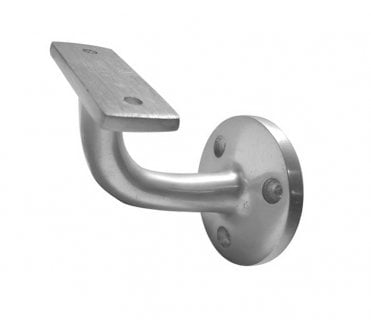 Frelan J1413 Hand Rail Brackets - Satin Anodised Aluminium