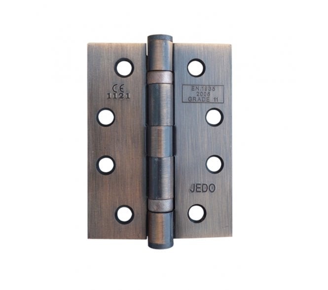 Frelan J8500 102x76mm Ball Bearing Butt Hinges (Pair) - Bronze