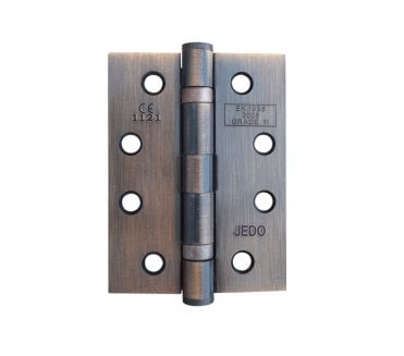Frelan J8500 102x76mm Ball Bearing Butt Hinges (Pair) - Bronze
