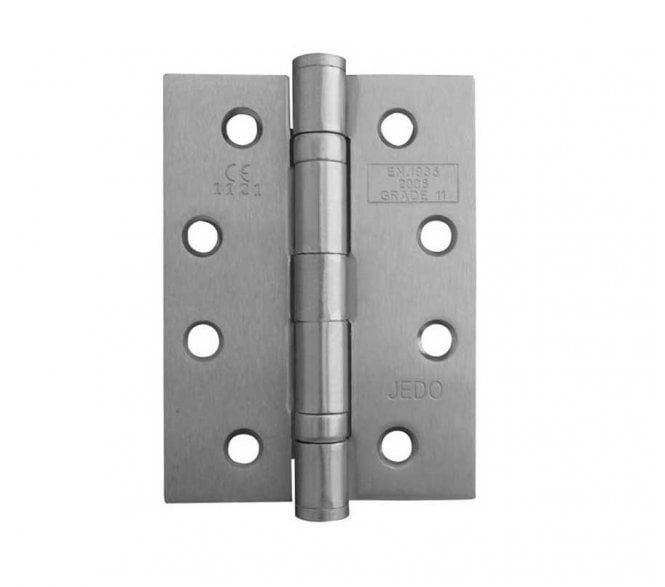Frelan J8500 102x76mm Ball Bearing Butt Hinges (Pair) - Satin Nickel