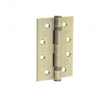 Frelan J8500 102x76mm (Grade 11) Ball Bearing Butt Hinges (Pair) - Antique Brass