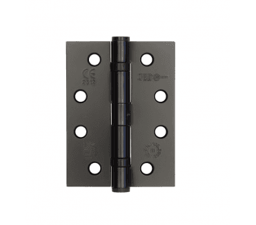Frelan J8500 102x76mm (Grade 11) Ball Bearing Butt Hinges (Pair) - Matt Black