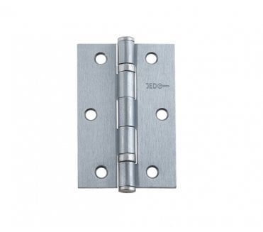 Frelan J8501 89x58mm Ball Bearing Butt Hinges (Pair) - Satin Chrome