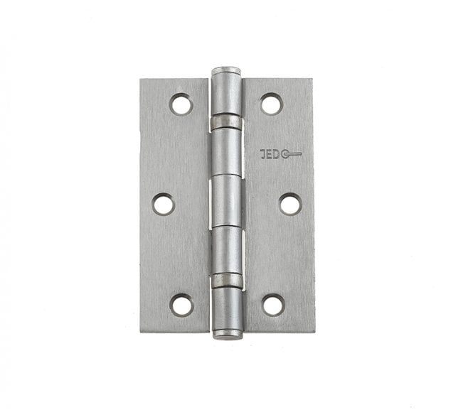 Frelan J8501 89x58mm Ball Bearing Butt Hinges (Pair) - Satin Nickel