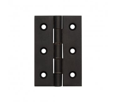 Frelan J9017DB Double Phosphor Bronze Washered Hinges (PAIR) - 76x50mm - Dark Bronze