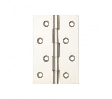 Frelan J9018PN Double Phosphor Bronze Washered Hinges (PAIR) - 102x67mm - Polished Nickel