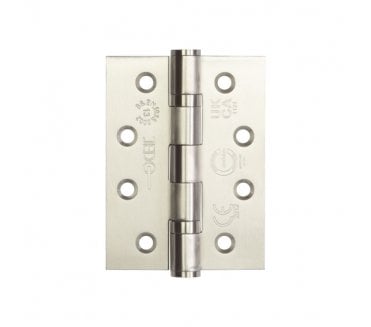 Frelan J9500SSS Certifire Grade 13 Ball Bearing Hinges (PAIR) - 102x76mm - Satin Stainless Steel.
