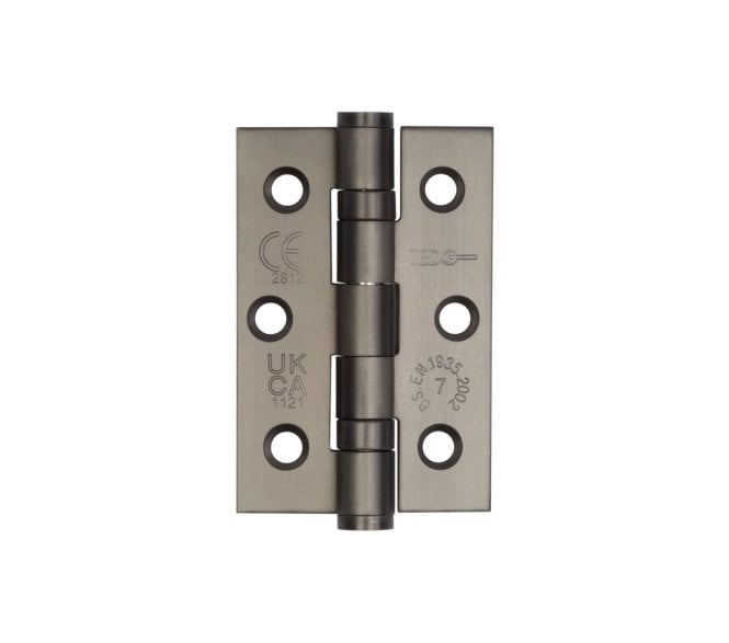 Frelan J9502 76x51mm Ball Bearing Butt Hinges Grade 7 (Pair) - Dark Bronze