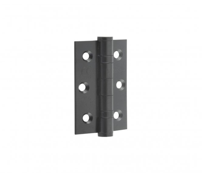 Frelan J9502 76x51mm Ball Bearing Butt Hinges Grade 7 (Pair) - Matt Black