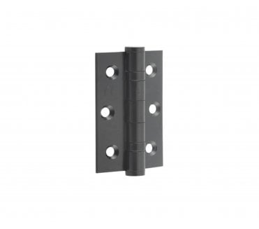 Frelan J9502 76x51mm Ball Bearing Butt Hinges Grade 7 (Pair) - Matt Black