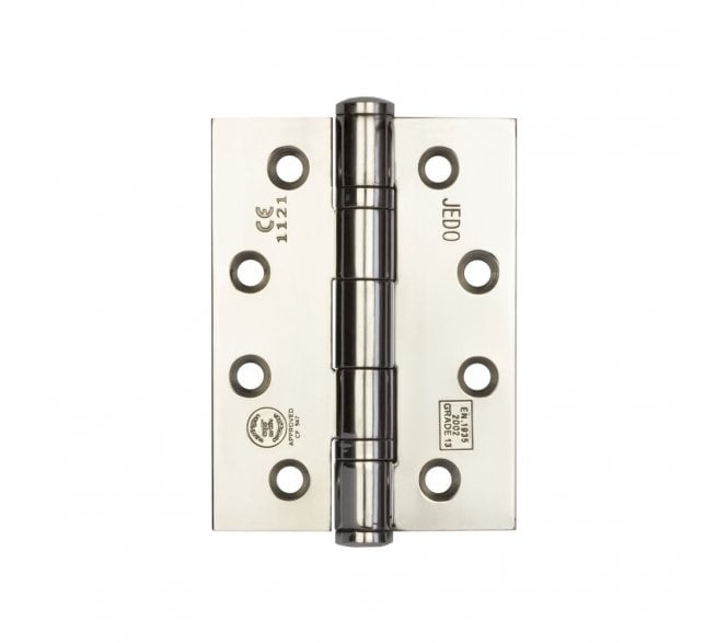 Frelan J9507PSS Certifire Grade 316 Ball Bearing Hinges (PAIR) - 102x76mm - Polished Stainless Steel