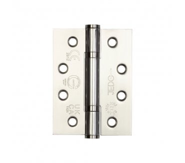 Frelan J9603PSS Certifire Grade 13 Polymer Bearing Hinges (PAIR) - 102x76mm - Polished Stainless Steel