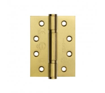 Frelan J9603SB Certifire Grade 13 Polymer Bearing Hinges (PAIR) - 102x76mm - Satin Brass