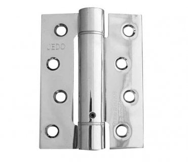 Frelan J9800 100mm Fire Rated Spring Hinges - Polished Chrome (Set Of 3no)