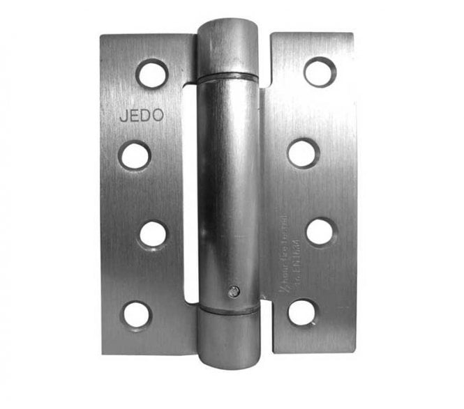 Frelan J9800 100mm Fire Rated Spring Hinges - Satin Chrome (Set Of 3no)