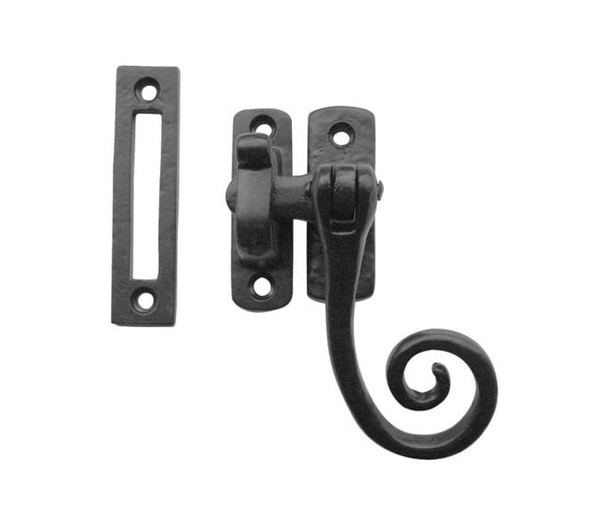 Frelan JAB19M Monkeytail Casement Fastener  - Black Antique