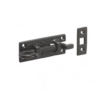 Frelan JAB24 Necked Barrel Bolt 100mm -  Black Antique