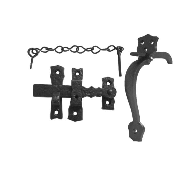 Frelan JAB30 Suffolk Latch Set -  Black Antique