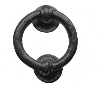 Frelan JAB7 Ring Door Knocker - Black Antique