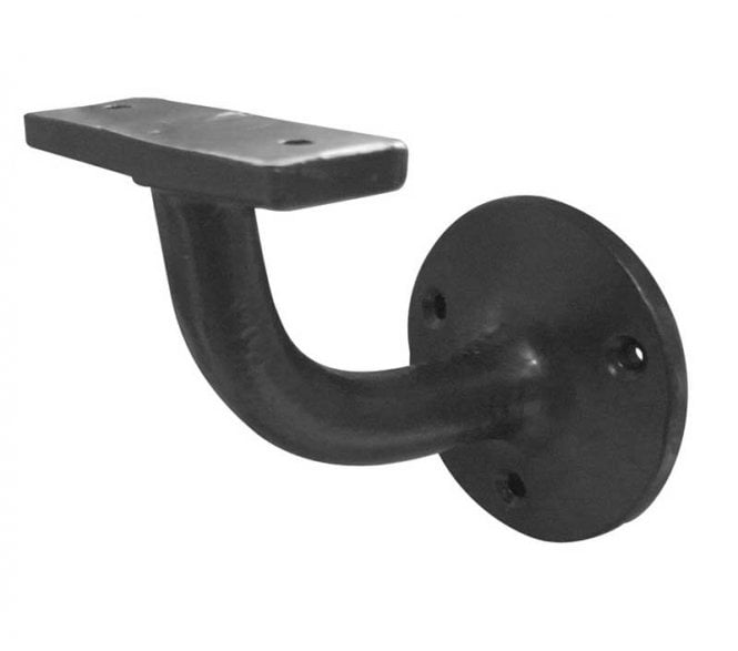 Frelan JAB91 Handrail Bracket (70mm) - Black Antique