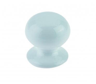 Frelan JC14 White Porcelain Cabinet Knob - 38mm