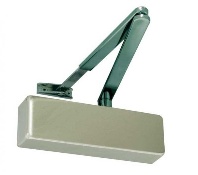 Frelan JD150SN Overhead Door Closer - Size 2 - 4 - Satin Nickel