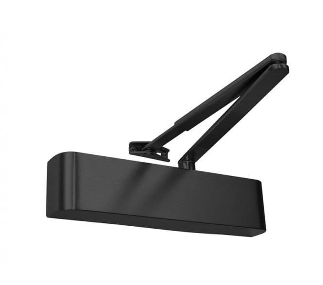Frelan JD200MB Delayed Action Overhead Door Closer - Size 2 - 4 - Matt Black