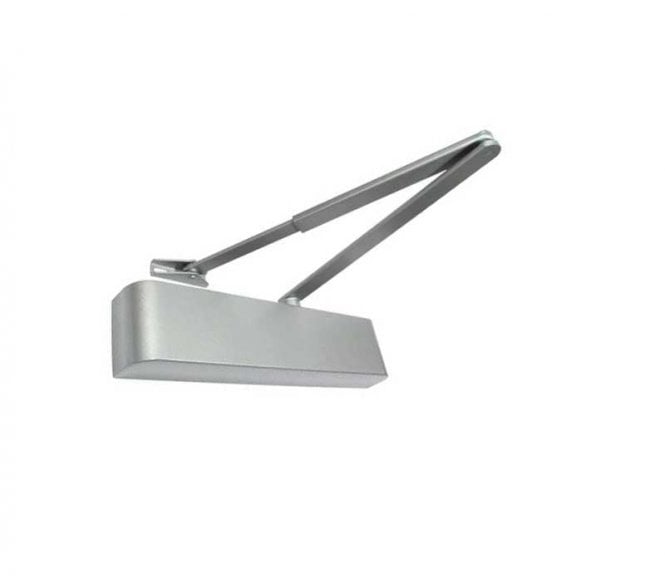 Frelan JD200SE Delayed Action Overhead Door Closer - Size 2 - 4 - Silver