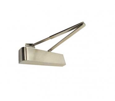 Frelan JD200SN Delayed Action Overhead Door Closer - Size 2 - 4 - Satin Nickel