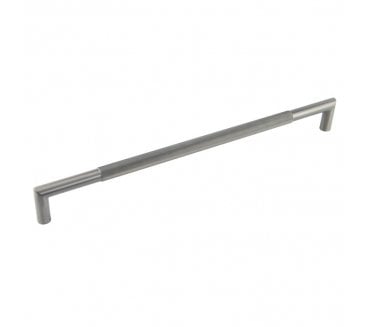 Frelan JGM10 Knurled Pull Handle - 600x25mm - Bolt Through - Gun Metal