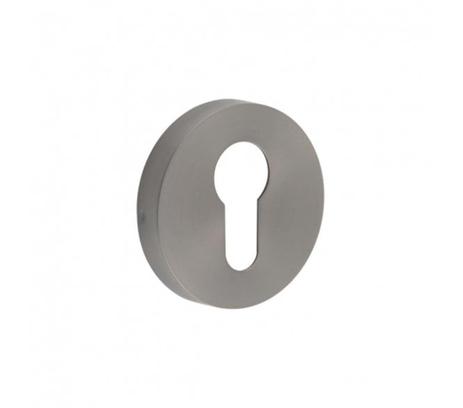 Frelan JGM18 Euro Profile Keyhole Escutcheon - Gun Metal