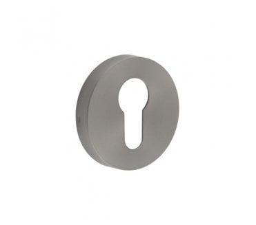 Frelan JGM18 Euro Profile Keyhole Escutcheon - Gun Metal