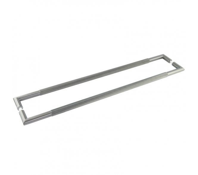 Frelan JGM20 Knurled Pull Handle - 800x25mm - Back to Back - Gun Metal