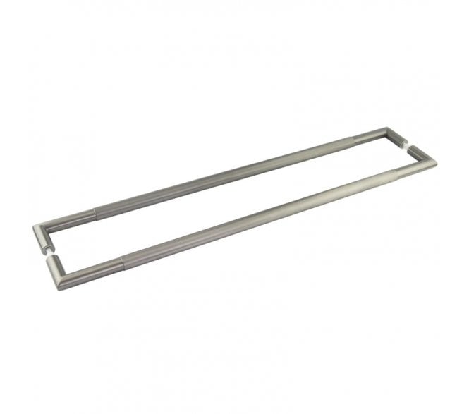 Frelan JGM22 Lines Pull Handle - 800x25mm - Back to Back - Gun Metal